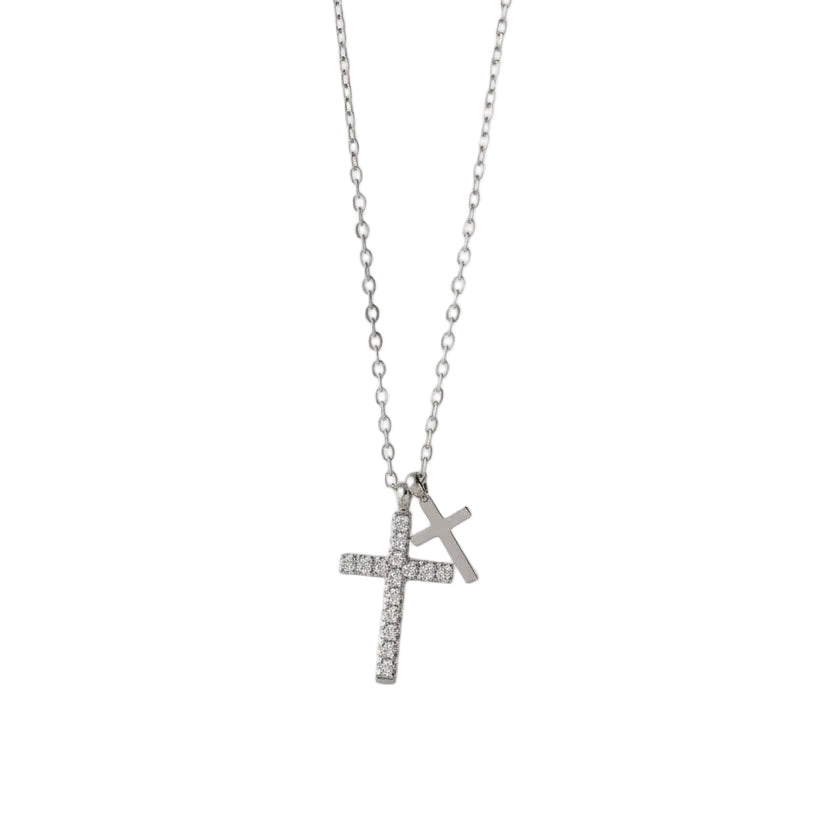 Just Us Cross Necklace