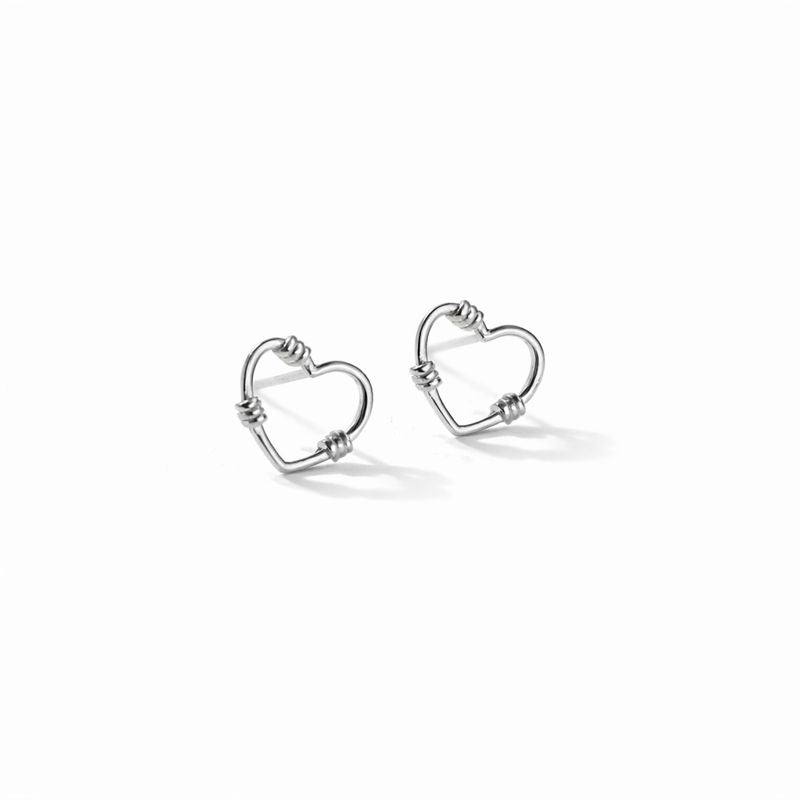 Heart Stud Earrings
